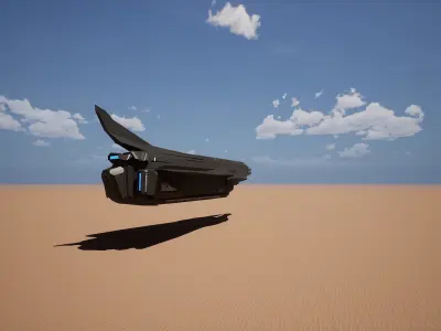 Transport SciFi Free 3D model