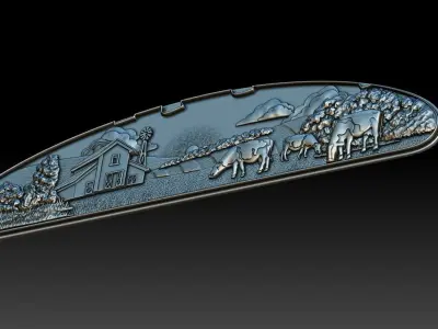 Farm Scene 3D print model