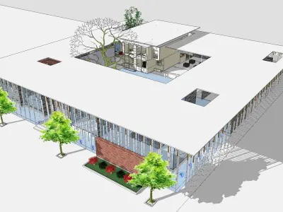 Sketchup Building N4 3D model