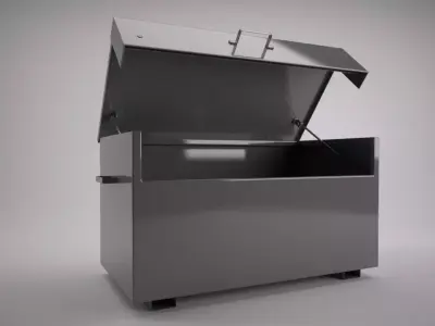 Secure tool chest 3D model