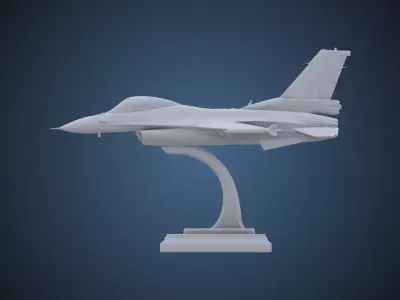 F-16 Fighting Falcon Desktop Model Statue PM-206 3D print model