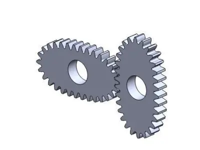 Gears design  Free 3D model