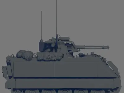 M163 Tank 3D model
