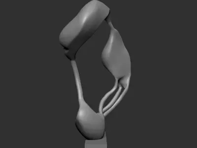 MODERN SCULPTURE STATUE 3D print model