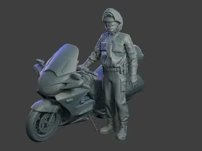 Honda ST 1300 police HSTP1 003 3D print model