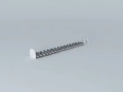 Bombardier CRJ-705 Interior Free 3D model