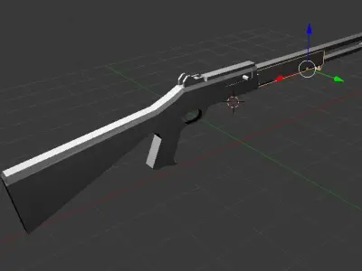 Gun pack Free low-poly 3D model