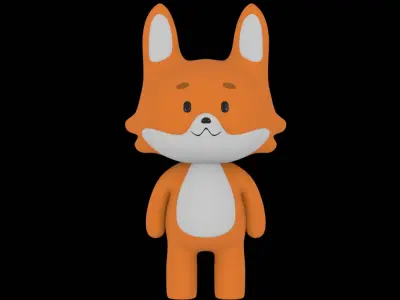 Fox Character Free 3D model