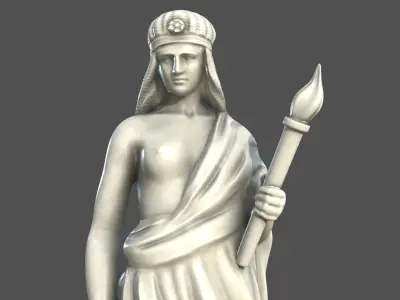  Isis Statue 