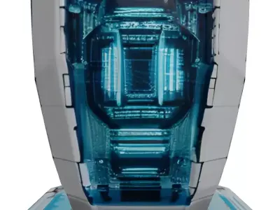 Futuristic Scifi Energy Core Generator 3D model