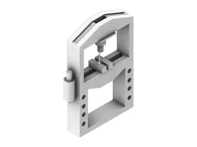 Hydraulic Press Machine 3D model