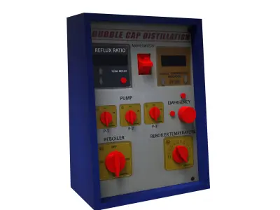 Electrical Panel Low-poly 3D model