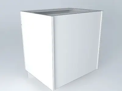 S2D2FD kitchen cabinet with drawers Free 3D model