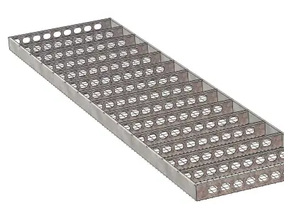 WALL PANEL FOR PRE-CAST PROCEDURE 3D model