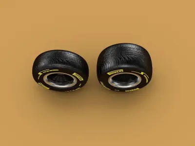 Pirelli Tyre 3D model