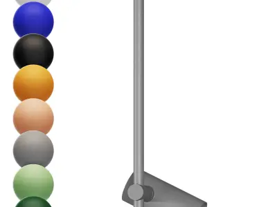 pluskouple spotty small-spotty large rigged model 3D model