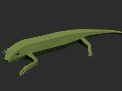 Lowpoly Lizard Low-poly 3D model