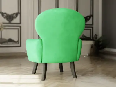Furniture Accent Chairs Bohemian 004 Low-poly 3D model