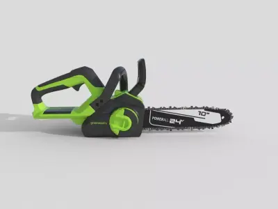 Machinery Low-poly 3D model