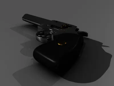 Colt Python Low-poly 3D model buy