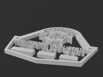 Beja Ship logo 3D print model