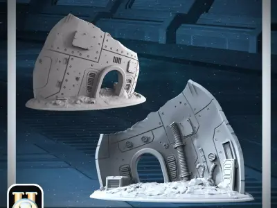 Terrain element 03 - PRINTABLE MODEL 3D print model