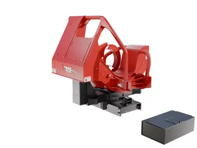 CTR 426 Pull-Through Delimber Trailer-Mounted Low-poly 3D model