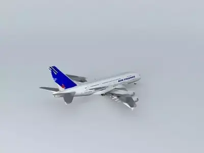 Air France Airbus A380 Free 3D model