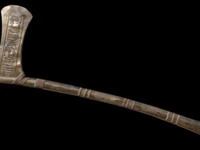 Egyptian Hathcet Low-poly 3D model