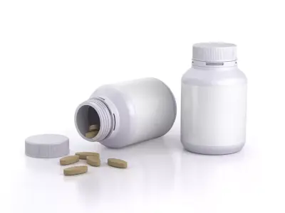 Medicine bottle 3d model 3D model