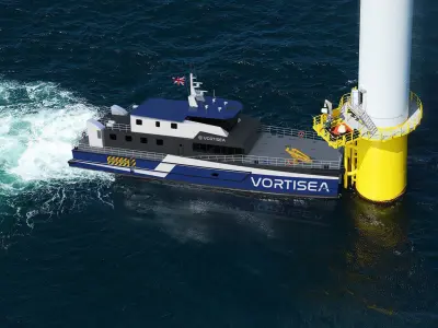 WindFarm Support Vessel 3D model