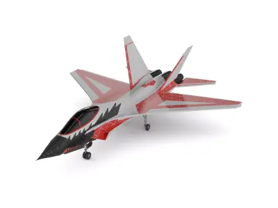Multirole Fighter 3D model 2