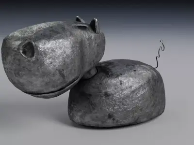 Dog Toy from Metal Free 3D model