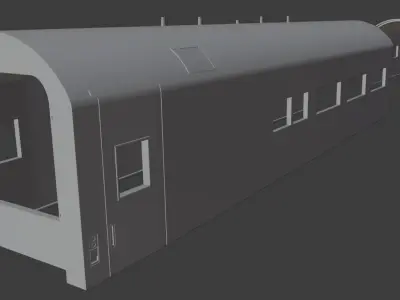 H0 1-87 scale Reisezugwagen Apmz 116 4 3D print model