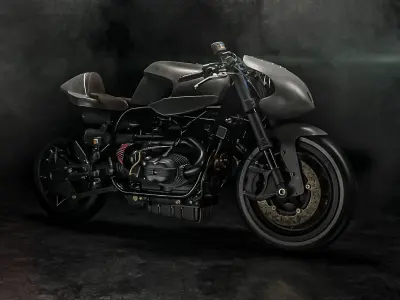 Gun Bullet Cafe Racer by XTR Pepo 3D model