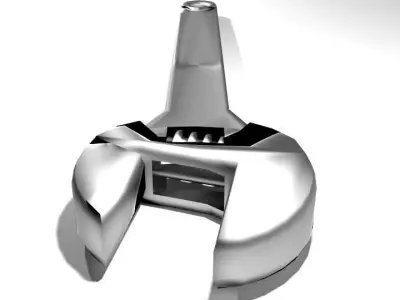 Mechanical Handtools - Adjustable Wrench 3D model