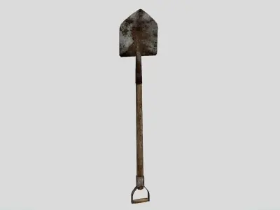 Old Farm Garden Tools Collection Low-poly 3D model