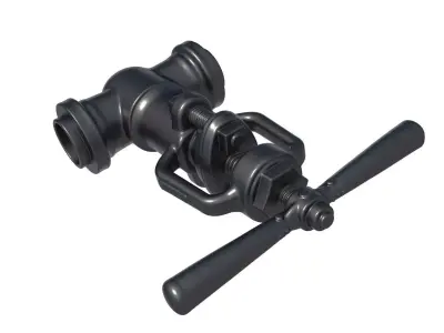 Radiator Valve - Pipe Valves - Steel Pipe Valves 3D print model buy