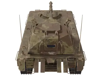 Military Tank Low-poly 3D model shop