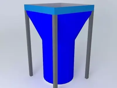 Hopper for FINPOL FR4-4 filter Free 3D model