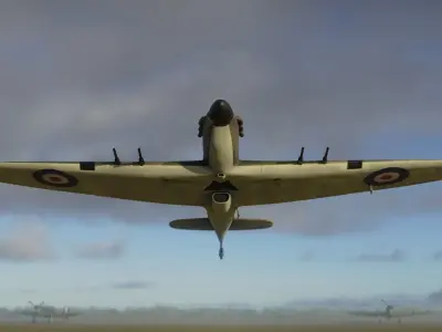 Hawker Hurricane 3D model