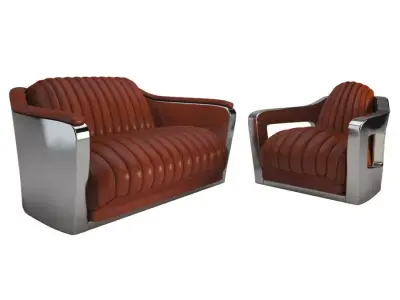 Armchairs And Sofas Aviator 3D model