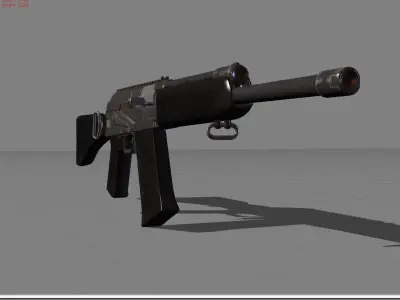 Siaga12 PUBG Low-poly 3D model