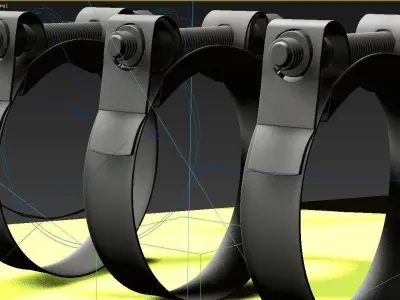 Hose clamp  3D model
