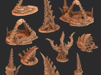 Tyty bug party terrain remix Part 5 Free 3D print model