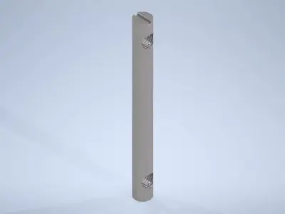 Dual-Hole Nut Sleeves 121214 3D model