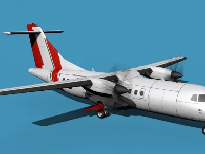 ATR-42-320 Guardia Coastiera 3D model