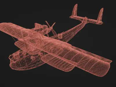 DaboHaze Airplane from Porco Rosso 3D model