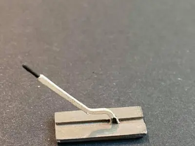 MANUAL POINT LEVER 7MM SCALE O GAUGE MODEL RAILWAY BUILDING 3D print model