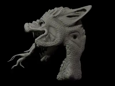 Monster head Free 3D model purchase